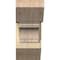 Ekena Millwork Merced Slat Rough Sawn Bracket w/ Offset Brace, Douglas Fir, 8"W x 18"D x 18"H BKT0806X18X18MRC06RDF - alternate 4